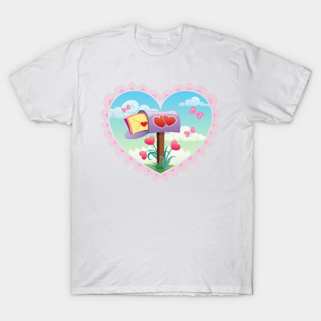 Love Mail T-Shirt by Malchev